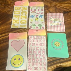 Stoney Clover Lane Journals and Vinyl Sticker Bundle